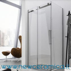 Chiusura doccia Mida Glass porta scorrevole e lato fisso