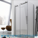 Box doccia Mida Glass porta scorrevole e lato fisso