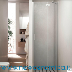 Chiusura doccia Soho Glass porta battente per installazione a nicchia